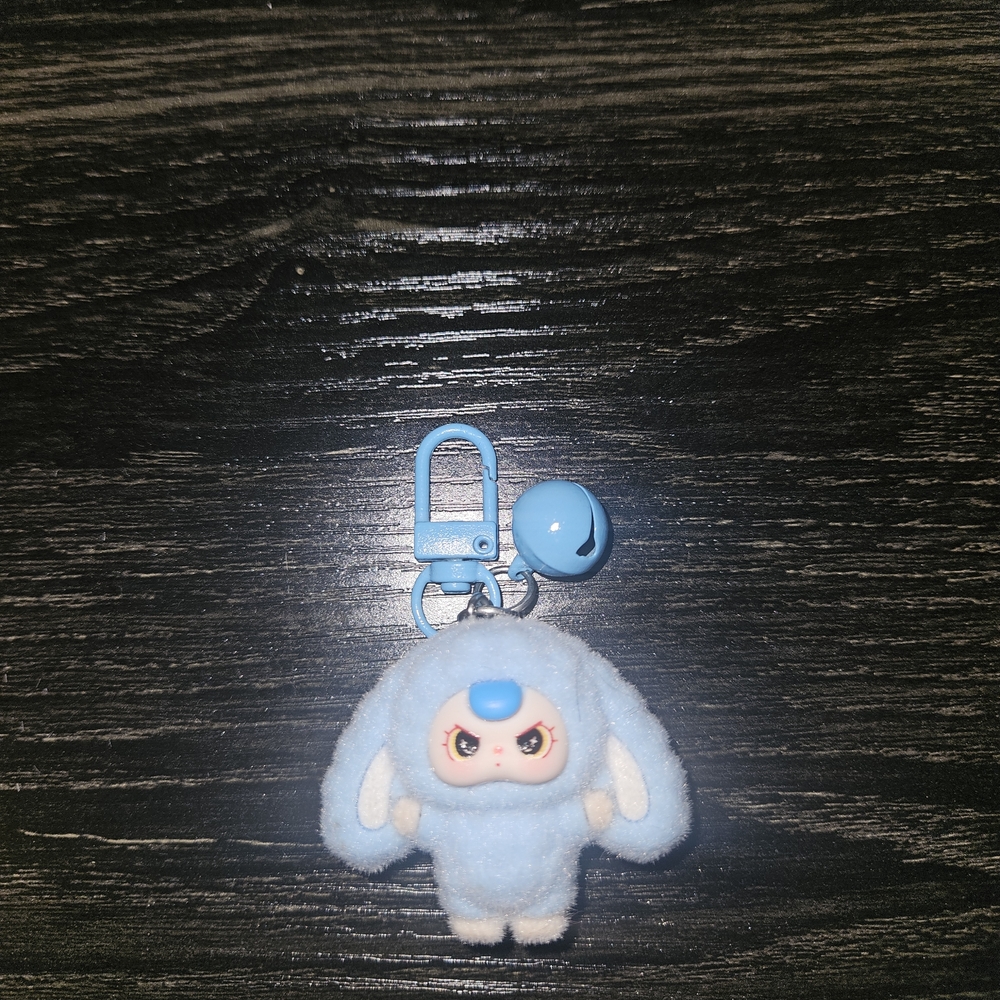 🌺 Lot B/D Cute Blue Bunny Kawaii Keychain